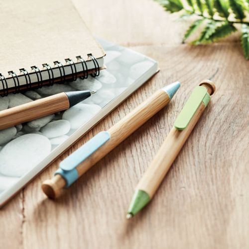 Pen van tarwestro en bamboe - Afbeelding 8